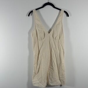NWT American Eagle Outfitters Beige Corduroy Mini Dress